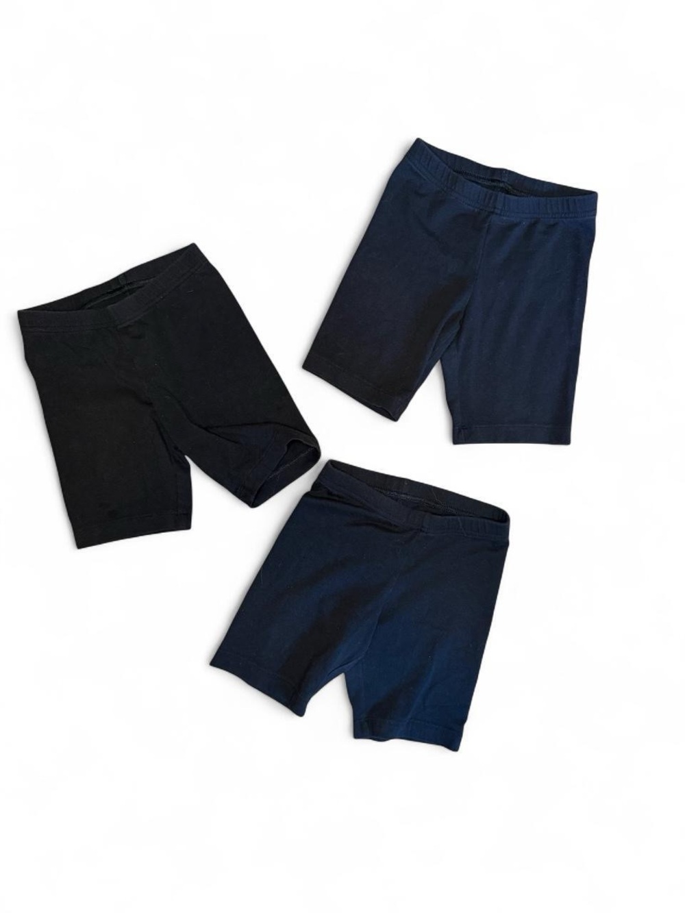 Kids Solid Bike Shorts Bindle Size 6 - Black